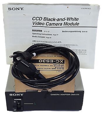 Sony XC-ES30 Black and White Security Camera w/ CMA-D5 Camera Adapter