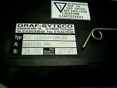 Graf-Syteco Control Module PIK125ADXPEBA18S 24VDC
