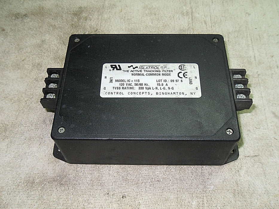 Control Concepts Islatrol IC+115 Active Tracking Filter