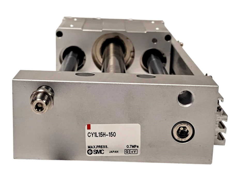 SMC CY1L15H-150 0.7 MPa Magnetically Coupled Rodless Cylinder w/ Ball Bushing