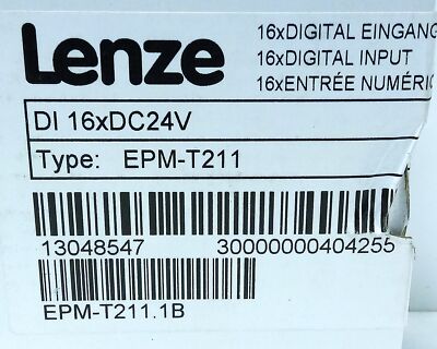 EPM-T211 EPM-T211 24 V DC Digital PLC Input/Output Module w/ 16 Inputs