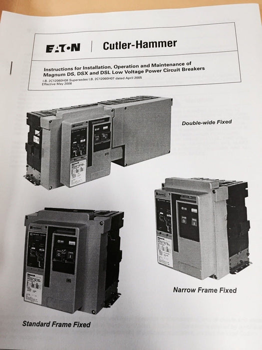 Eaton Cutler-Hammer MDS8403WEA 4000A Power Circuit Breaker