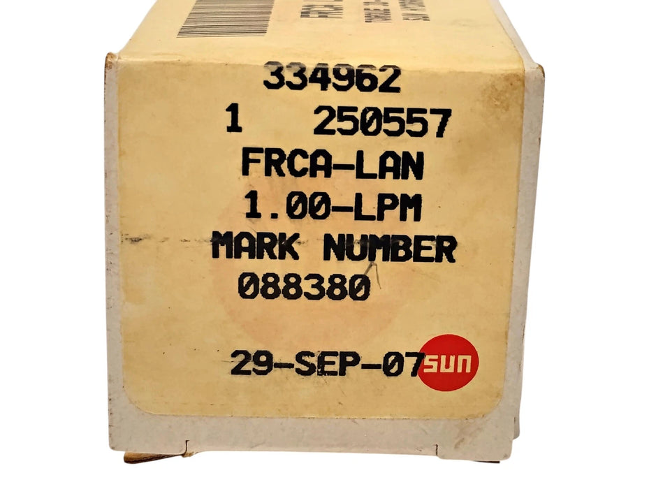 Sun Hydraulics FRCA-LAN1-1.00-LPM 5000 psi Fixed-Orifice Flow Control Valve