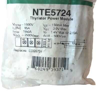 NTE NTE5724 Thyristor Power Module