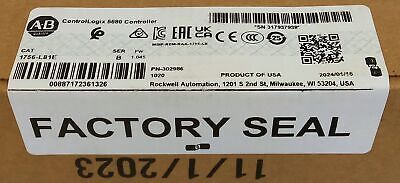 Allen-Bradley 1756-L81E ControlLogix 5580 Ser B FW 1.045 PLC Controller