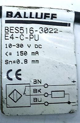 Balluff BES516-3022-E4-C-PU 10-30 V DC Proximity Sensor