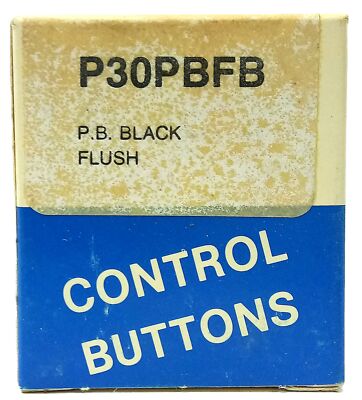 Siemens-Allis P30PBFB Black Flush Operator for 40 mm Pushbutton Switch