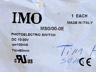 IMO MS0/00-0E 10-30 VDC Photoelectric Proximity Sensor