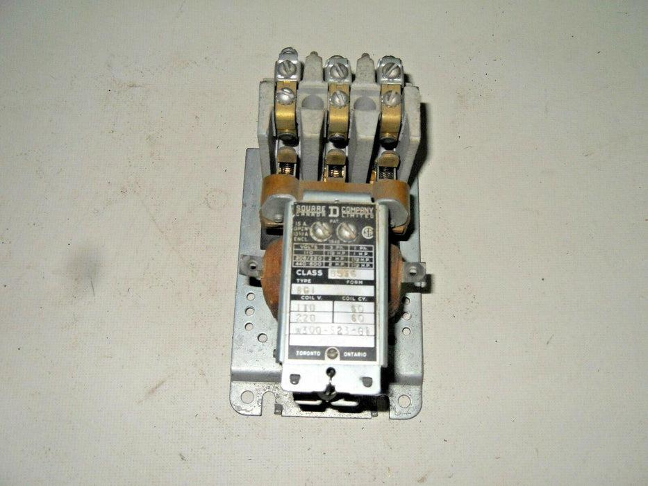 1 Square D 8536-BG-1 MAGNETIC STARTER
