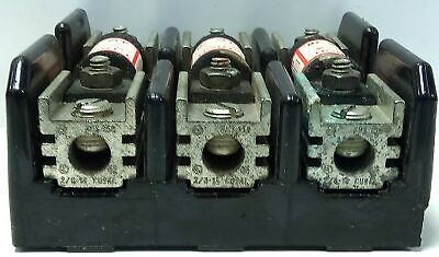Bussmann T60100-3C 600 V 100 A 3 Pole Fuse Holder w/ 3 JJS-70 600 V 70 A Fuses