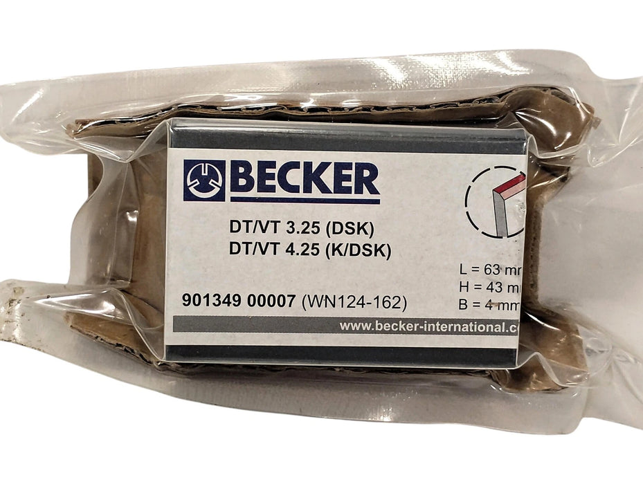 Becker 901349 00007 (WN124-162) Vanes for Rotary Vane Vacuum Pump