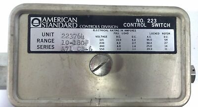 American Standard Controls 223764 Temperature Control Switch