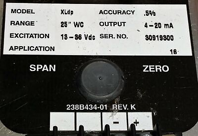 Ashcroft XL-5-F02-42-ST-25IW XLDP Pressure Transmitter