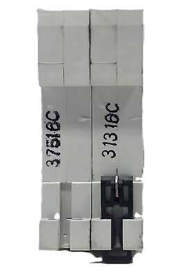 Eaton FAZ-C16/2 16 A 2 P Din Rail Mount Miniature Circuit Breaker