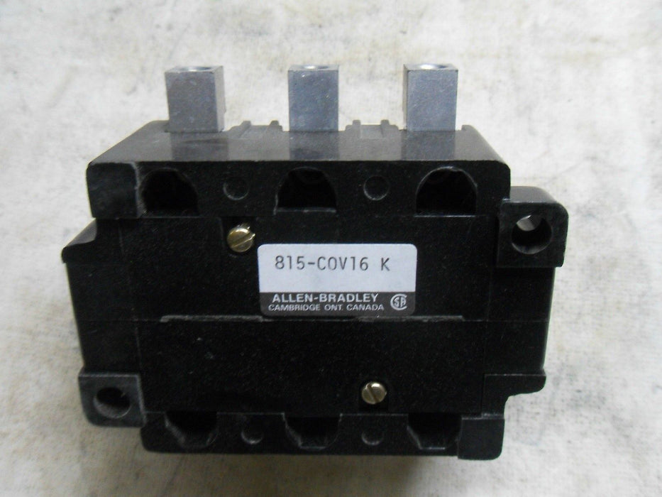1 Allen-Bradley 815-COV16 OVERLOAD RELAY