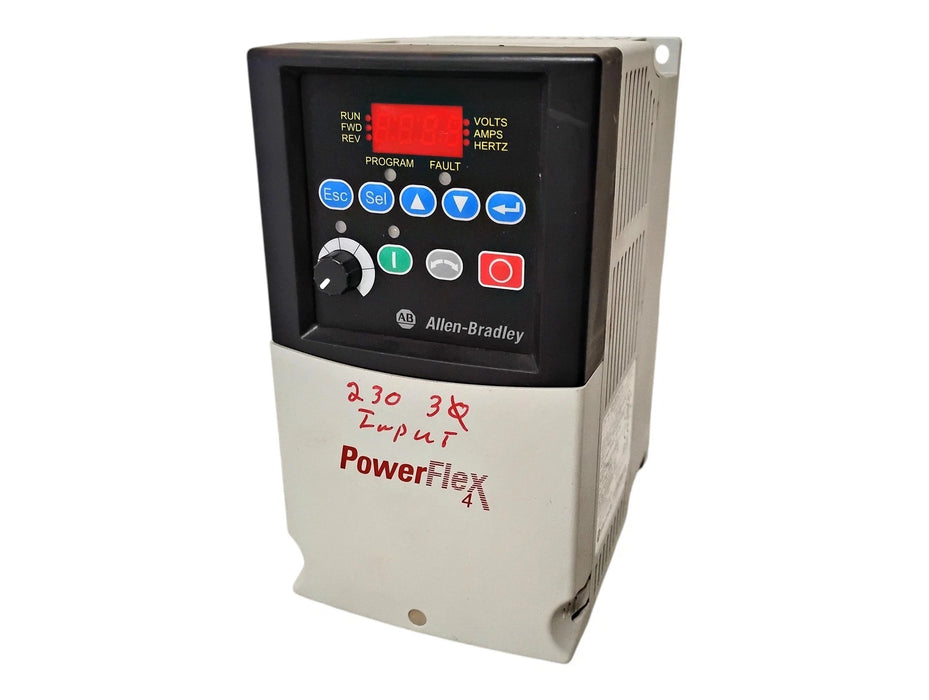 Allen-Bradley 22A-B012N104 Ser A FRN 6.01 240 V 3 HP 2.2 kW Variable Freq Drive