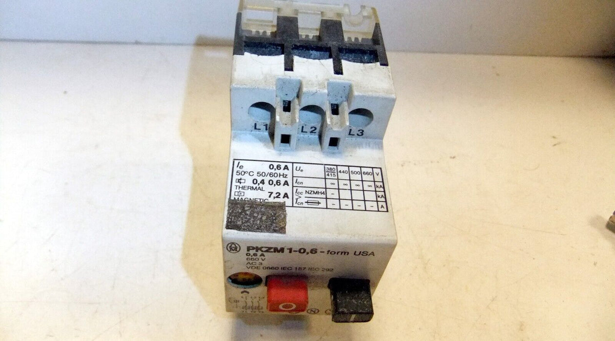 Klockner Moeller Overload Relay PKZM1-0,6