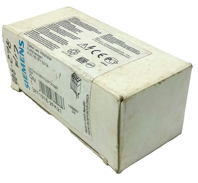 Siemens 3RT1916-2FK21 0.5-10 Second Delay Timer for Contactors