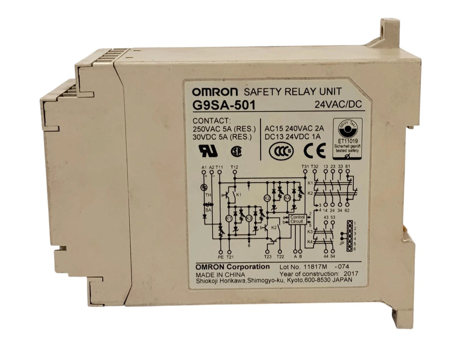 Omron G9SA-501 24AC/DC Safety Relay