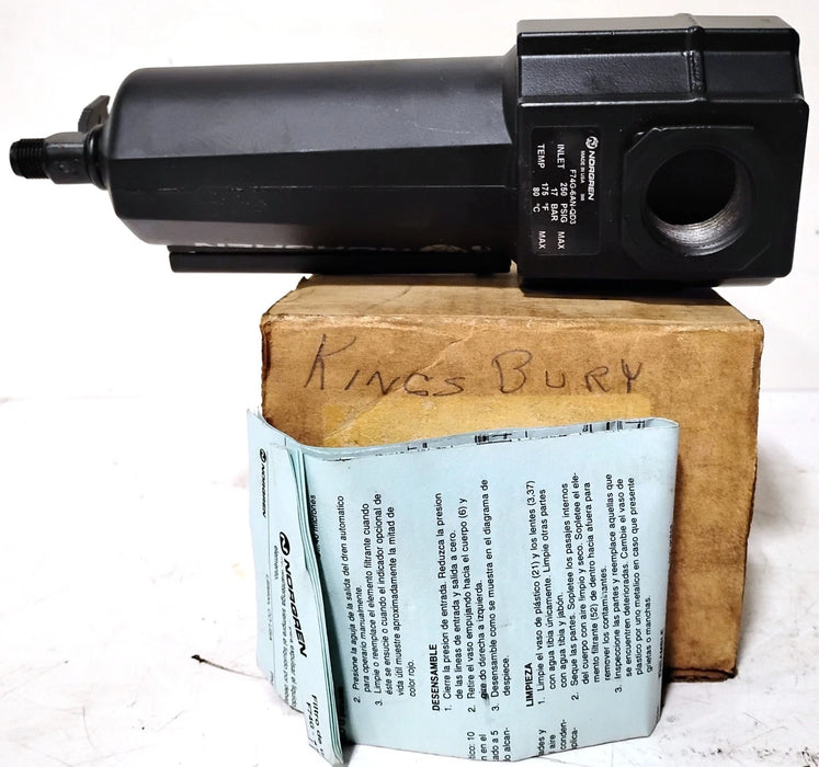 Norgren F74G-6AN-QD3 3/4" Port 250 PSI Pneumatic Filter