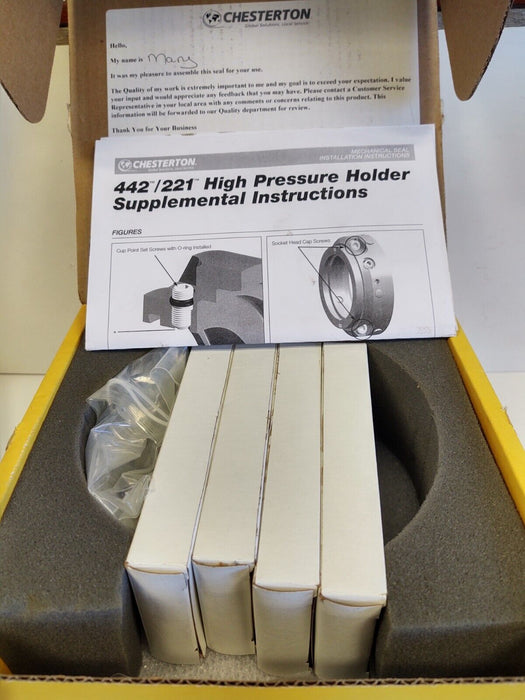Chesterton Rebuild Kit for 442HP Seal Size -28 Shaft Size 3.375 in Rebuilt Seal
