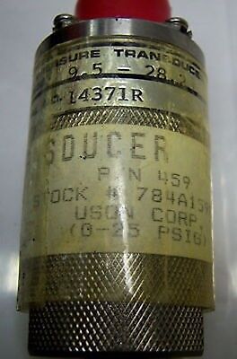 Uson Pressure Transducer # 459 0-25 Psig Type B