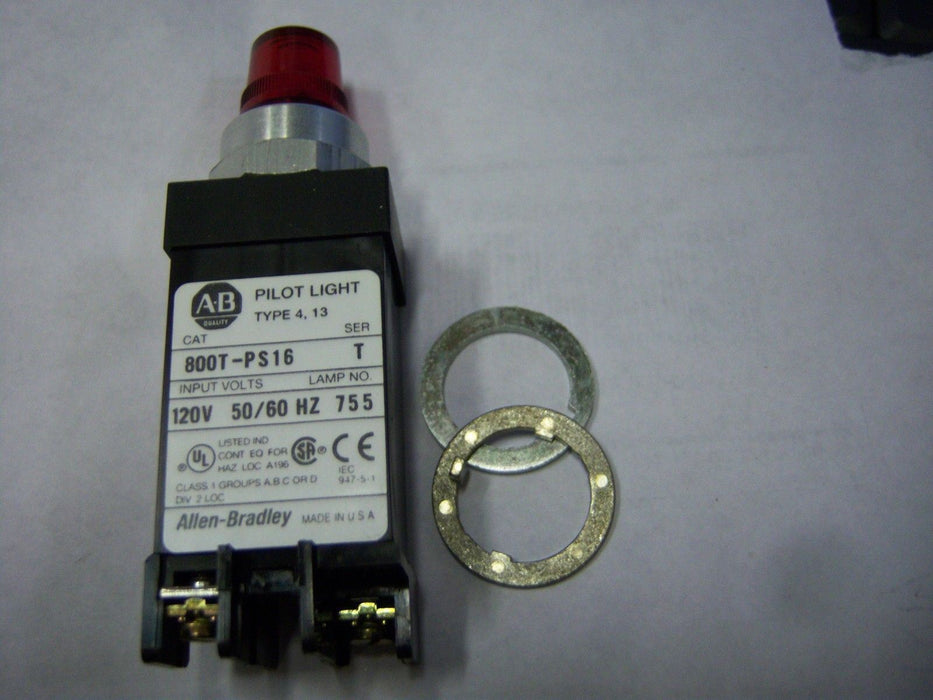 Allen-Bradley 800T-PS16R Pilot Light RED