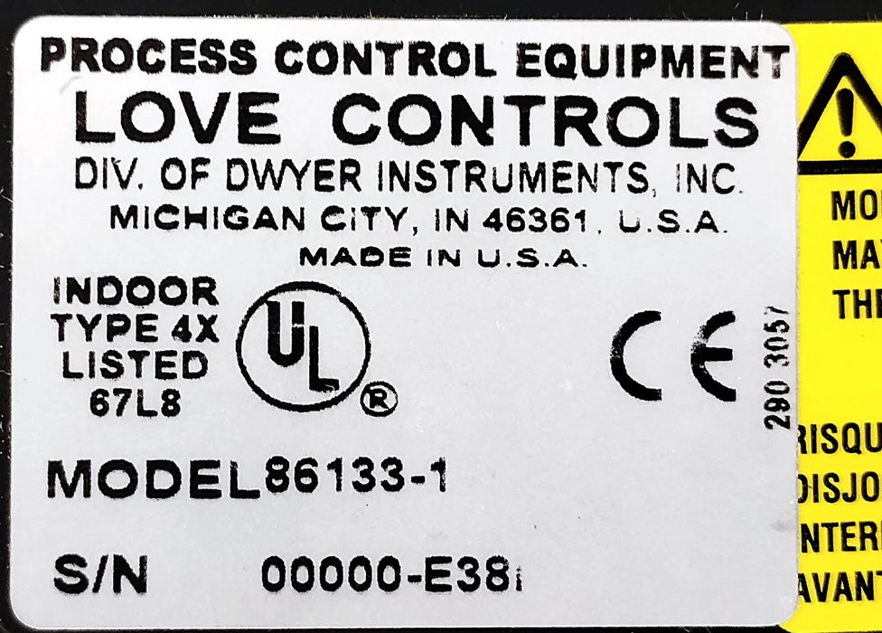 Dwyer Love Controls 86133-1 Microprocessor based Temperature Controller