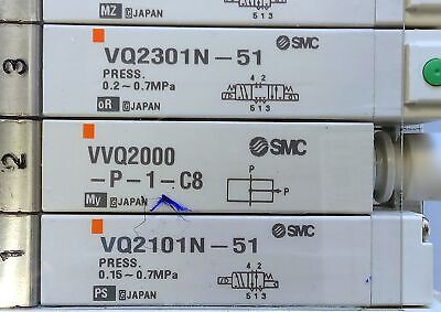 SMC VV5Q21-08-DAN00 24 V DC Solenoid Valve Assembly