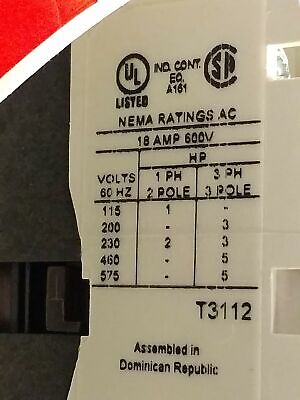 Eaton ECN0501CAA Non-Combination Starter