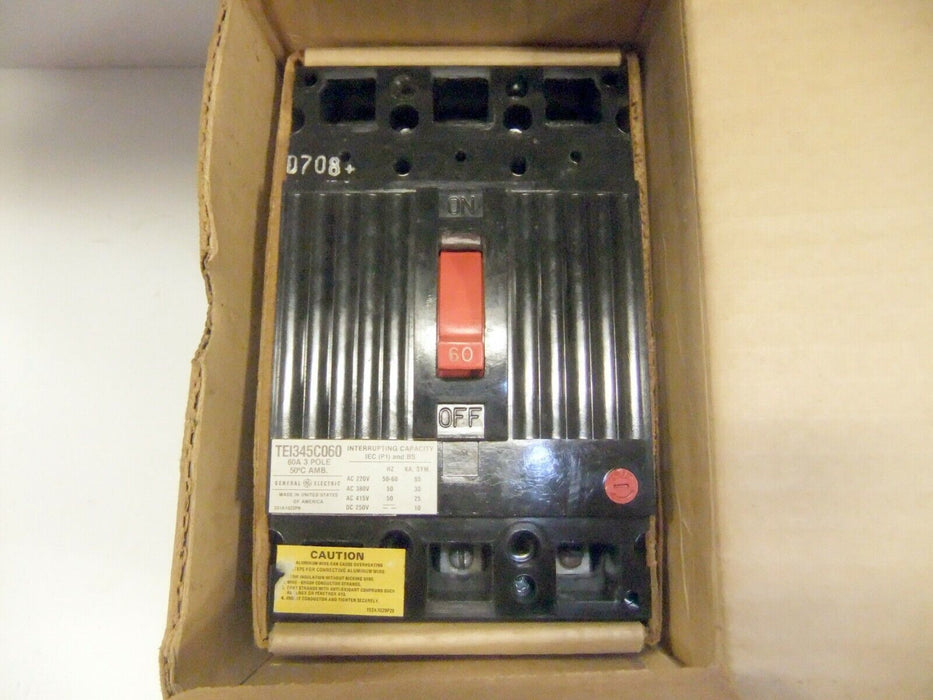 GE Circuit Breaker 60A TEI345C060