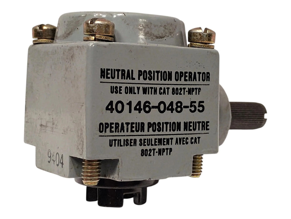 Allen-Bradley 40146-048-55 Actuator for 802T Rotary Gear Limit Switches