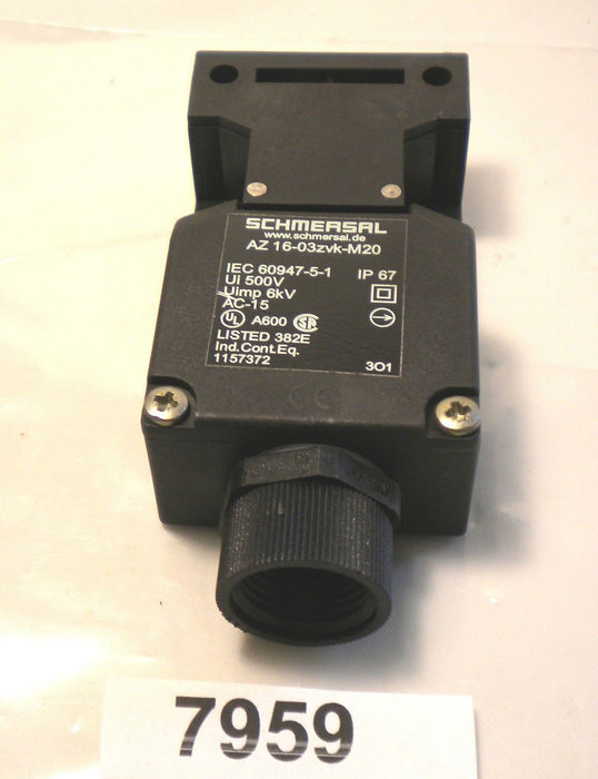 Schmersal Safety Switch AZ 16-03zvk-M20 AC-15 600A