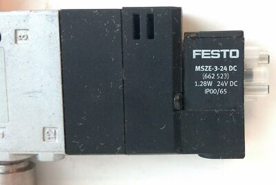 Festo CPE14-M1BH-5/3G-QS-8 196904 24 V DC 5/3 Way Solenoid Valve