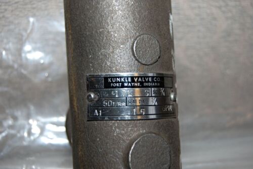 KUNKLE VALVE CO 171 S VALVE