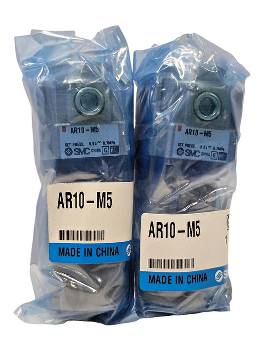 SMC AR10-M5 100 psi Air Pressure Regulator w/ M5 Port