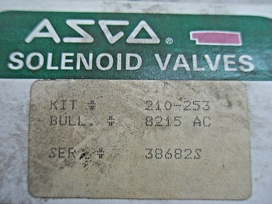 ASCO 210-253 Rebuild Kit