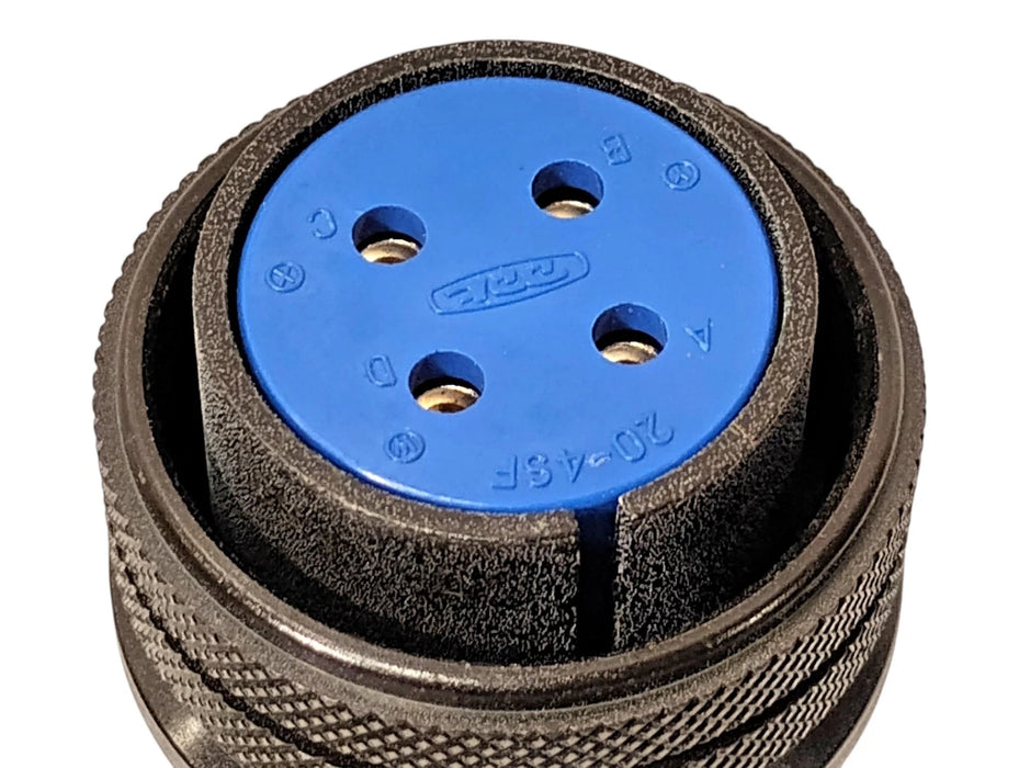 Amphenol MS3106A20-4S and 3420-12 2 pc Connector Set