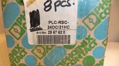8 Phoenix Contact Terminal Blocks PLC-RSC- 24DC/21HC