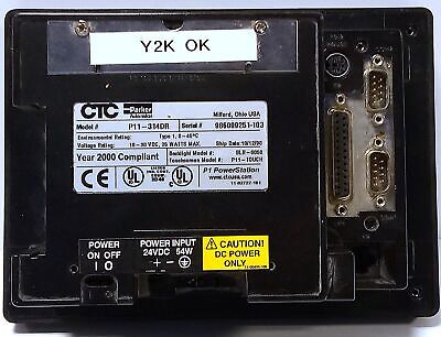 CTC Parker P11-314DR 18-30 V DC 6 in Color Touchscreen Operator Interface