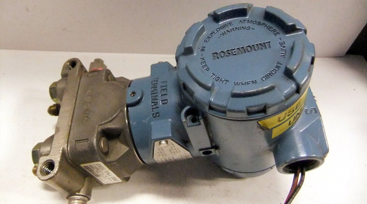 Rosemount 3051CD1A52A1AB4M5 Differential Pressure Transmitter