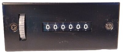 Redington P2-1006 6X160 115 V AC 6 Digit Electromechanical Counter Panel Meter