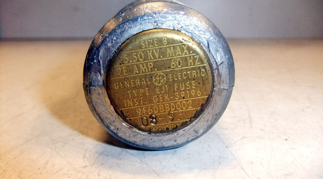 GE 9F60BBD002 Fuse 2E A 5.5kV 60Hz Size B