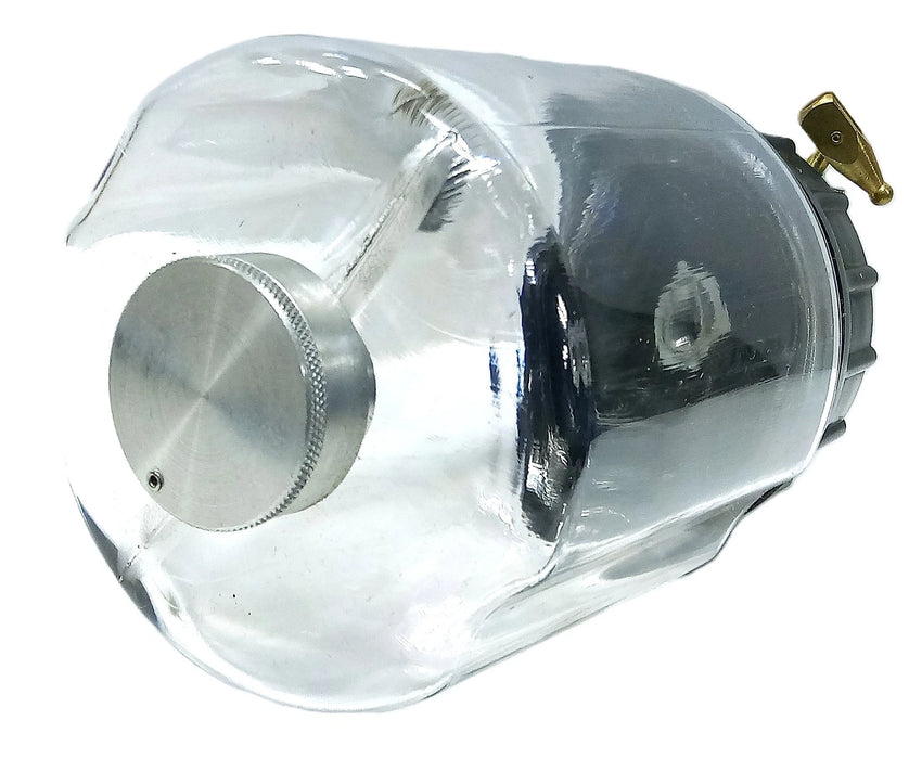 Oil Rite B2023-03242 Polycarbonate Oil Reservoir w/ Sight glass and Manual Vent