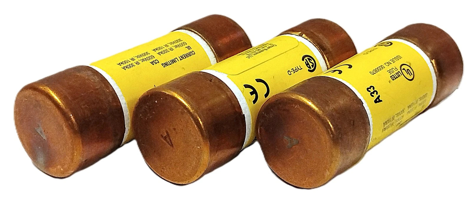 Bussmann LPJ-30SP 300 V DC / 600 V AC 30 A Current-Limiting Time-Delay Fuses
