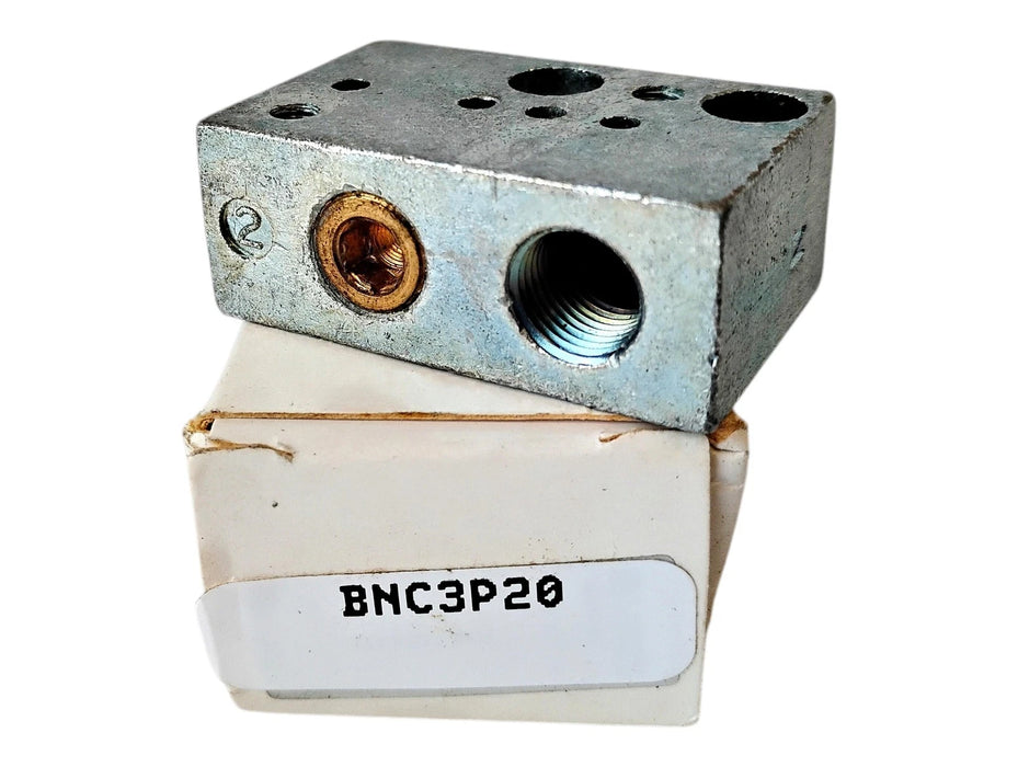 Unbranded BNC3P20 1/8" 2-Port Pneumatic Valve Manifold