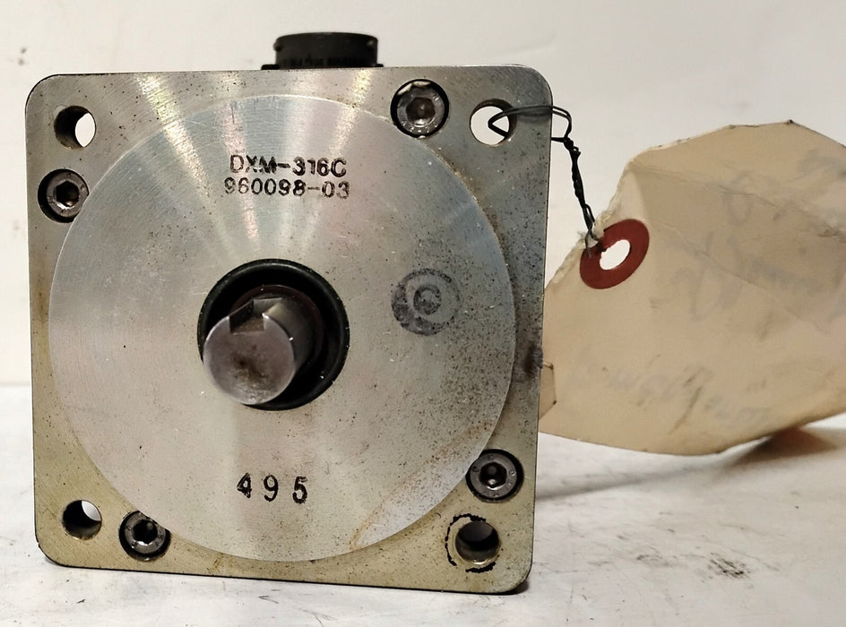 Emerson DXM-316C 240 V AC 4 A 4000 RPM .76 HP .57 kW Servo Motor