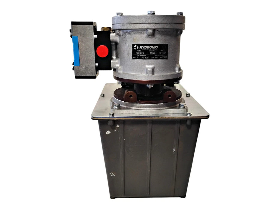 Hydronic P820-20 7 BAR/100 PSI Air 140 BAR/2000 PSI Oil Hydraulic Pump w/ Tank