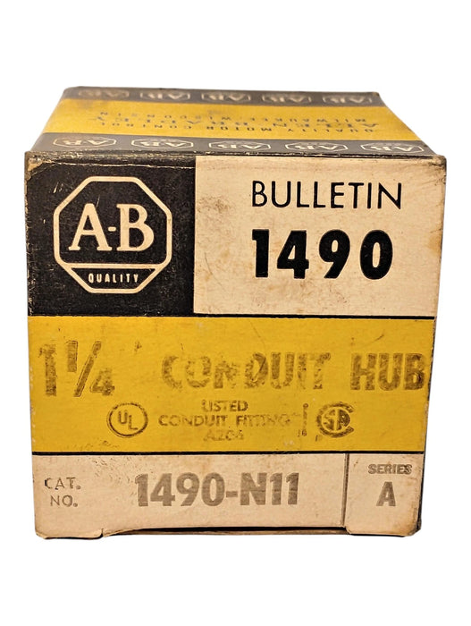 Allen-Bradley 1490-N11 Series A 1-1/4 in NPT Threaded Metal Conduit Hub