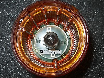 Allen-Bradley 855T-B10DN5 Amber Stack Light W/ 855T-BPM25